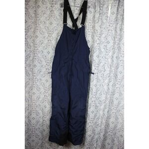 Columbia Womens XL Navy Ski Snow Pants Bibs Bib Snowboard Overalls Snowsuit